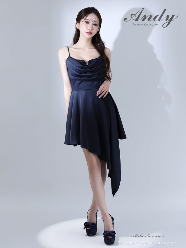 ネイビー　モデル：七瀬みほ　身長：162cm　着用サイズ：Sサイズ