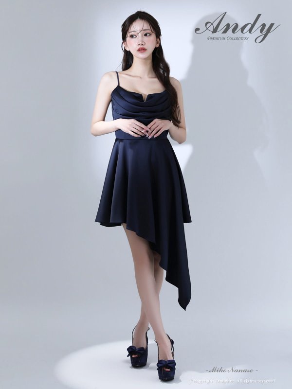 ネイビー　モデル：七瀬みほ　身長：162cm　着用サイズ：Sサイズ