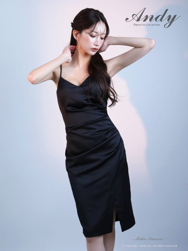 ブラック モデル：七瀬みほ　身長：162cm　着用サイズ：Sサイズ