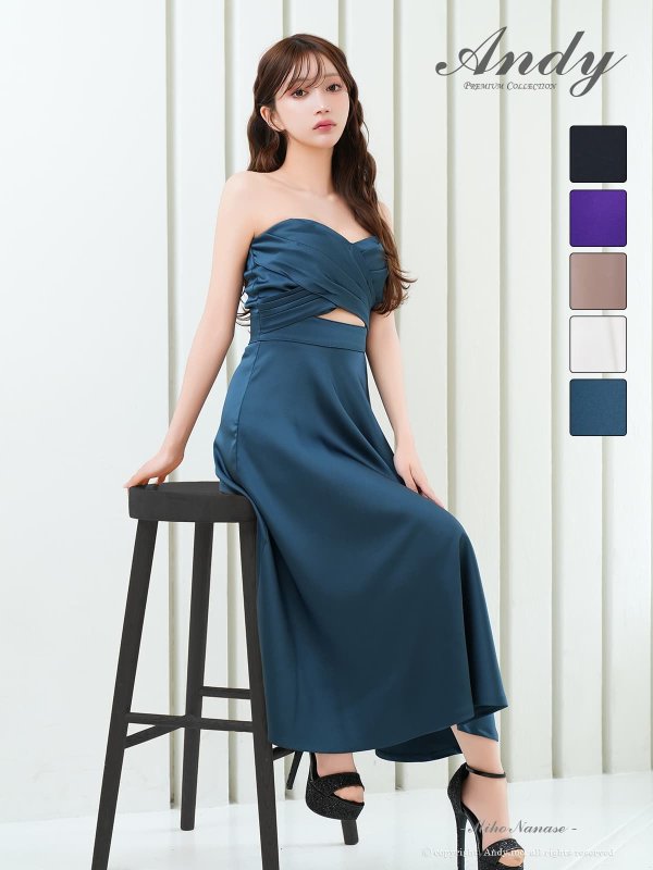 モスグリーン　 モデル：七瀬みほ　身長：162cm　着用サイズ：Sサイズ
