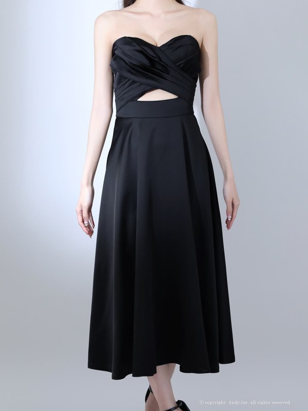 ブラック モデル：七瀬みほ　身長：162cm　着用サイズ：Sサイズ