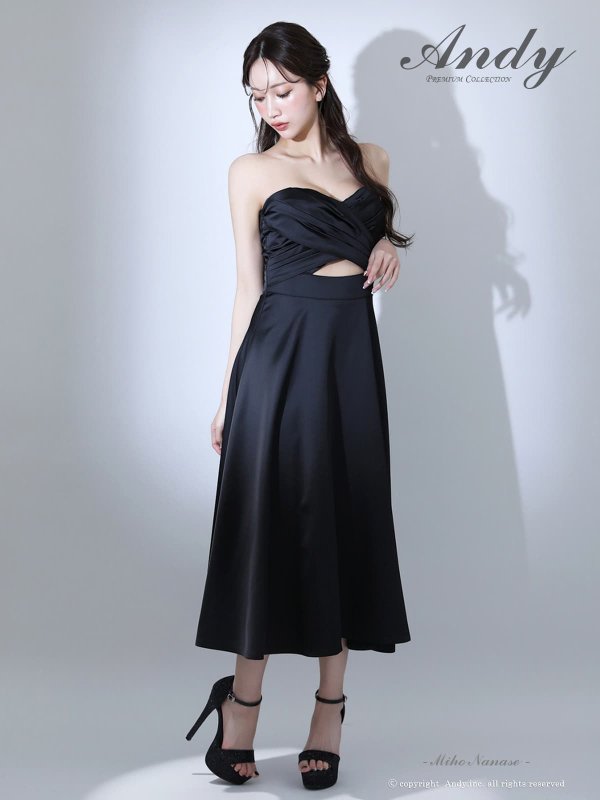 ブラック モデル：七瀬みほ　身長：162cm　着用サイズ：Sサイズ