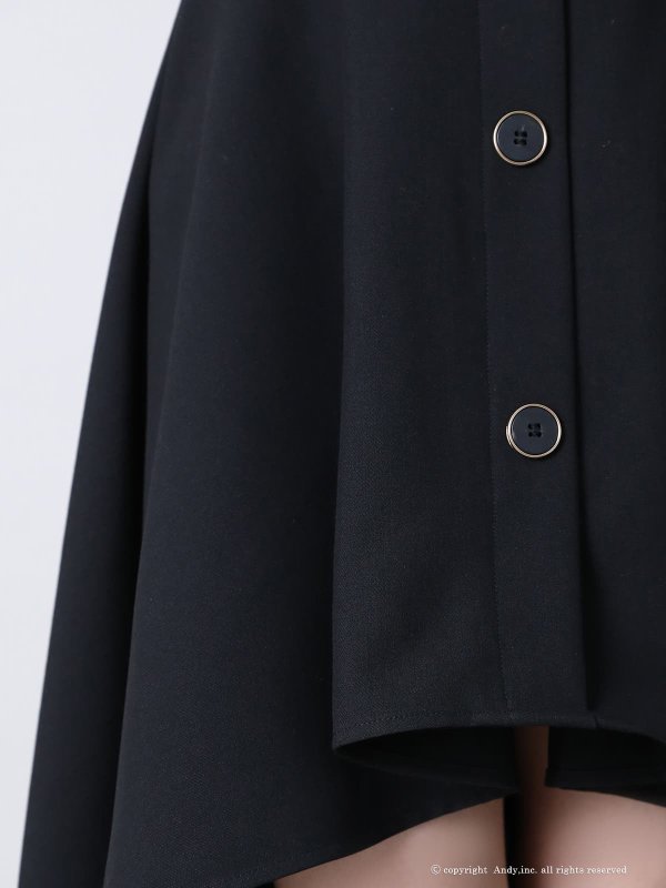 ブラック　モデル：七瀬みほ　身長：162cm　着用サイズ：Sサイズ