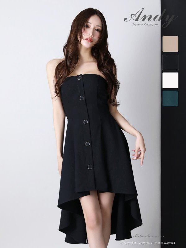 ブラック　モデル：七瀬みほ　身長：162cm　着用サイズ：Sサイズ