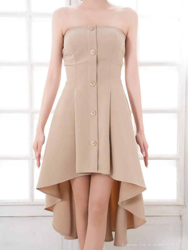 ベージュ　モデル：あみ　身長：163cm　着用サイズ：Sサイズ