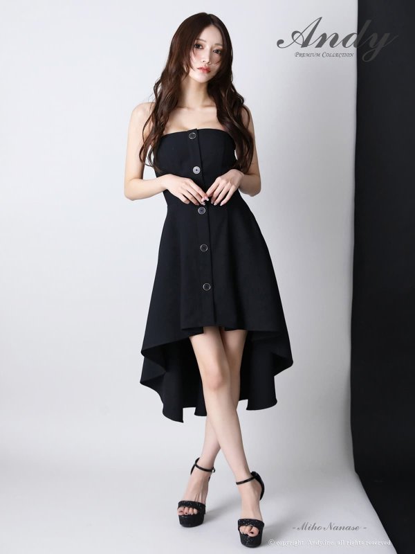 ブラック　モデル：七瀬みほ　身長：162cm　着用サイズ：Sサイズ