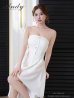 ホワイト モデル：藤崎めい　身長：159cm　着用サイズ：Sサイズ