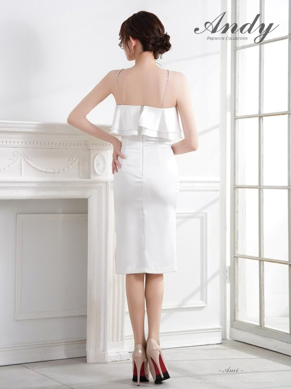 ホワイト　モデル：あみ　身長：163cm　着用サイズ：Sサイズ