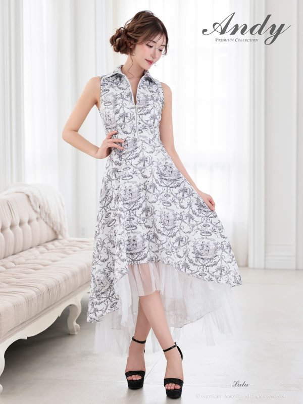 ホワイトxブラック　モデル：らら　身長：160.5cm　着用サイズ：Sサイズ