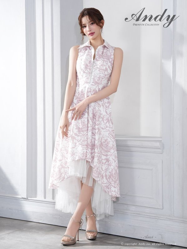 ホワイトxピンク　モデル：あみ　身長：163cm　着用サイズ：Sサイズ