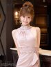 ピンクベージュ モデル：ひめか　身長：163cm　着用サイズ：Sサイズ