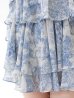 アイボリーxブルー　モデル：藤崎めい　身長：159cm　着用サイズ：Sサイズ
