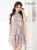 ピンクベージュ　モデル：藤崎めい　身長：159cm　着用サイズ：Sサイズ