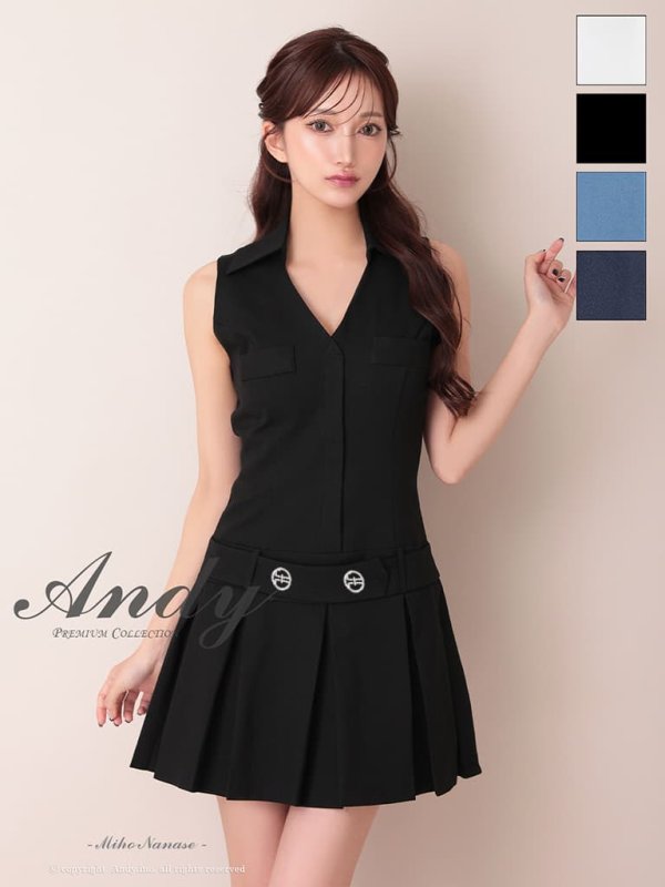 ブラック　モデル：七瀬みほ　身長：162cm　着用サイズ：Sサイズ　