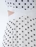 ホワイト　モデル：藤崎めい　身長：159cm　着用サイズ：Sサイズ