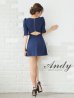 ネイビー モデル：青田夏奈　身長：163cm　着用サイズ：Sサイズ
