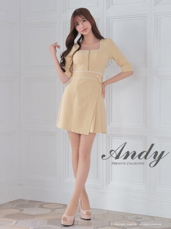 イエロー モデル：あみ　身長：163cm　着用サイズ：Sサイズ