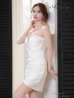 ホワイト　モデル：藤崎めい　身長：159cm　着用サイズ：Sサイズ