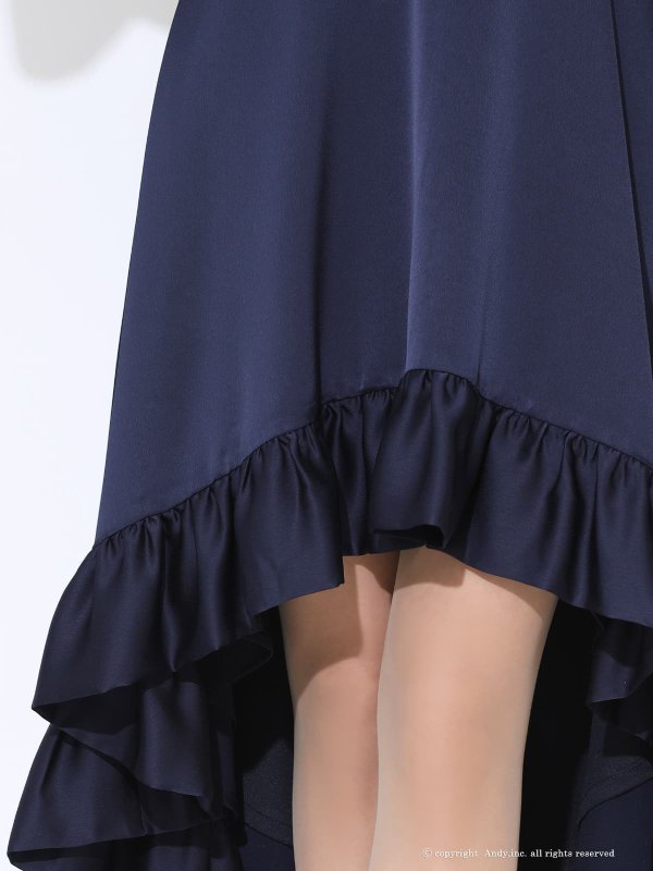 ネイビー　モデル：あみ　身長：163cm　着用サイズ：Sサイズ