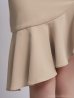 ミルクティーベージュ モデル：七瀬みほ　身長：162cm　着用サイズ：Sサイズ