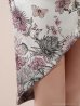 ピンクプリント　モデル：七瀬みほ　身長：162cm　着用サイズ：Sサイズ