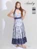 ネイビープリント モデル：リサ　身長：164cm　着用サイズ：Sサイズ