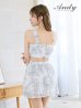 ブラックプリント　モデル：らら　身長：160cm　着用サイズ：Sサイズ