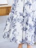 ホワイトxネイビー モデル：らら　身長：160.5cm　着用サイズ：Sサイズ