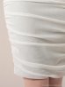 ホワイト　モデル：七瀬みほ　身長：162cm　着用サイズ：Sサイズ