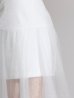ホワイト　モデル：りさ　身長：164cm　着用サイズ：Sサイズ