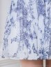 ネイビープリント　モデル：あっすん　身長：164cm　着用サイズ：Sサイズ