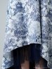 ネイビープリント　モデル：藤崎めい　身長：159cm　着用サイズ：Sサイズ
