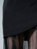 ブラック　モデル：藤崎めい　身長：159cm　着用サイズ：Sサイズ