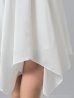 ホワイト モデル：あみ　身長：163cm　着用サイズ：Sサイズ