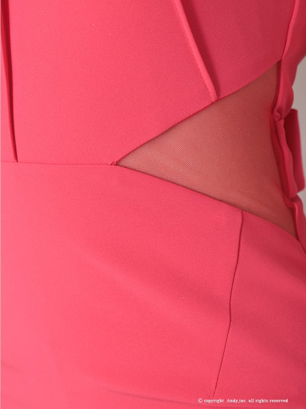 画像28: 【ANDY/アンディ】ワンカラー/ タック/ サイドシアー/ ノースリーブ/ タイト/ ミニドレス/ キャバドレス[OF05]