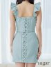 画像18: XSサイズあり【Anier ROBE./アニエルローブ】【ROBE de FLEURS/ローブドフルール】bust cut frill setup dress/ セットアップ/ 2ピース/ ノースリーブ/ シアー/ ミニドレス/ キャバドレス[OF2]