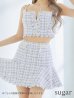 画像8: XSサイズあり【Anier ROBE./アニエルローブ】【ROBE de FLEURS/ローブドフルール】setup cami check tweed dress/ セットアップ/ キャミソール/ チェック/ ツイード/ ミニドレス/ キャバドレス[OF2]