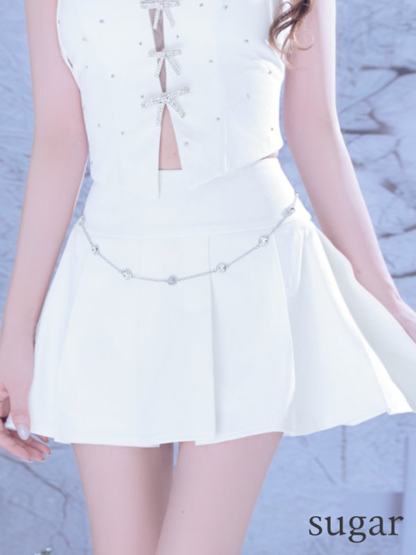 ホワイト　モデル：れみれみ　身長：163cm　着用サイズ：Sサイズ