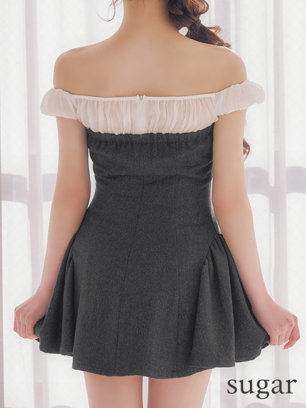 グレー　モデル：せいは　身長：160cm　着用サイズ：Sサイズ