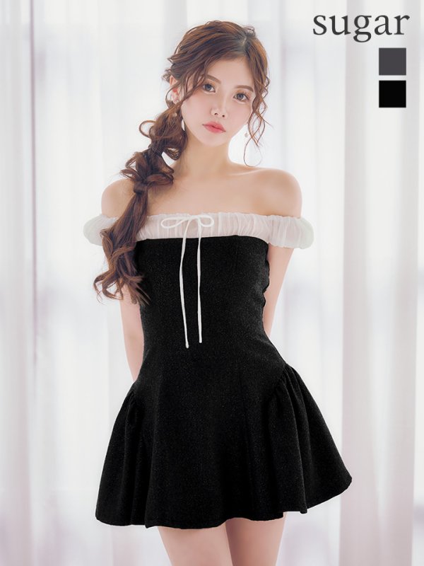 ブラック　モデル：せいは　身長：160cm　着用サイズ：Sサイズ