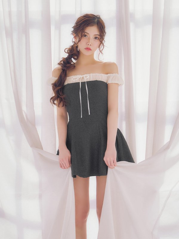 グレー　モデル：せいは　身長：160cm　着用サイズ：Sサイズ