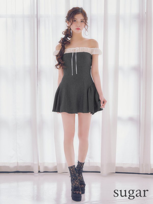 グレー　モデル：せいは　身長：160cm　着用サイズ：Sサイズ