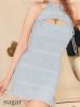 ブルー　モデル：明日花キララ　身長：162cm 着用サイズ：Sサイズ