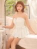 アイボリー　モデル：明日花キララ　身長162cm　着用サイズ：Sサイズ