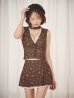 ブラウン　モデル：れみれみ　身長：163cm　着用サイズ：Sサイズ