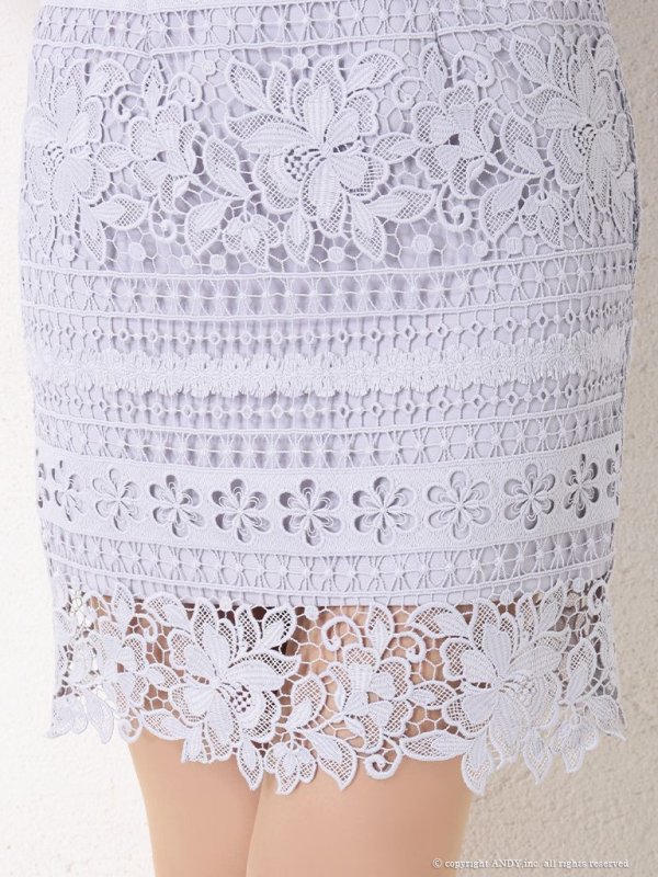 画像15: 【an/アン】ケミカルレース/ パフスリーブ/ 袖あり/ タイト/ ミニドレス/ キャバドレス[OF05]