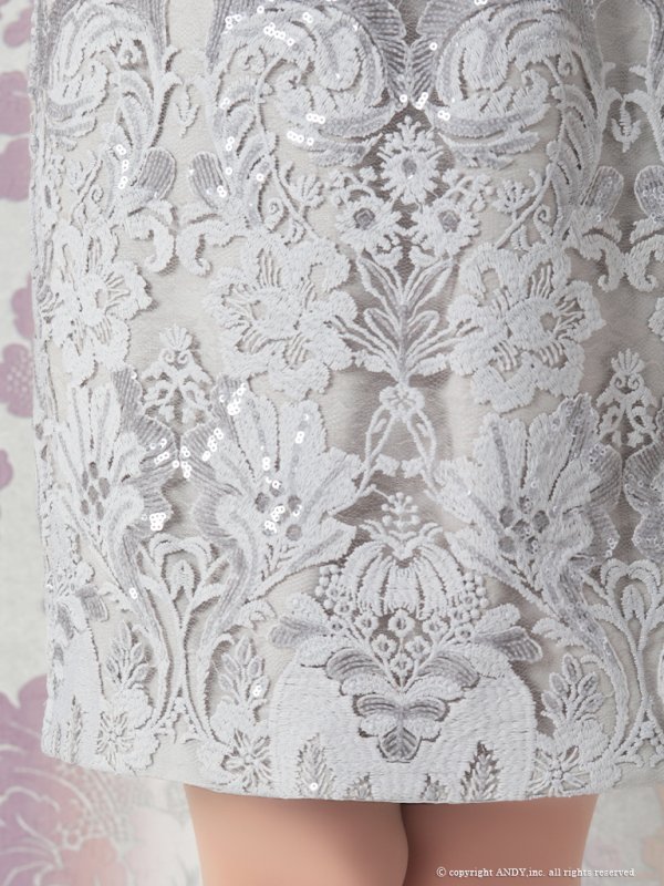 画像21: 【an /アン】レース/ ウエストリボン/ ハイネック/ ノースリーブ/ スリット/ タイト/ ミニドレス/ キャバドレス[OF05]