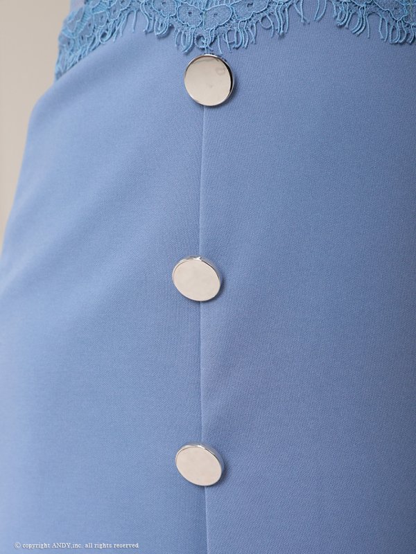 画像16: 【an/アン】レース/ 切り替え/ 七分袖/ 五分袖/ 長袖/ 袖あり/ ダブルボタン/ ミニドレス/ キャバドレス[OF05]