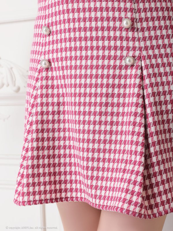 画像21: 【an /アン】チュール/ バックリボン/ 切替/ 袖あり/ 半袖/ ボックスプリーツ/ タイト/ ミニドレス/ キャバドレス[OF05]