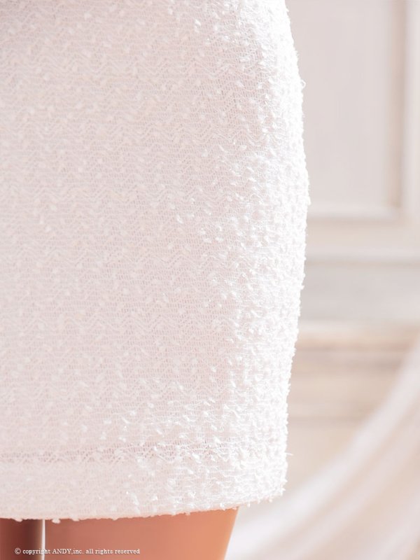 画像28: XSサイズあり【an /アン】 ストレッチ/ ツイード/ フロントジップ/ ショルダーバックル/ ノースリーブ/ ポケットデザイン/タイト/ ミニドレス/ キャバドレス[OF05]